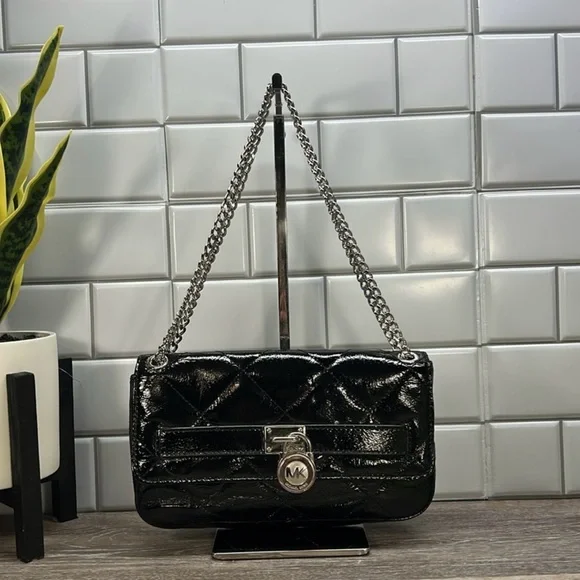 Michael Kors Quilted Hamilton Shoulder Bag or Clutch in GUC! - Picture 1 of 8
